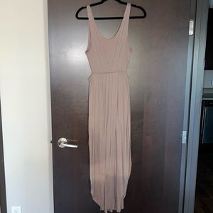 Lush brand dress with side cut outs and slit up the middle. Very comfortable!